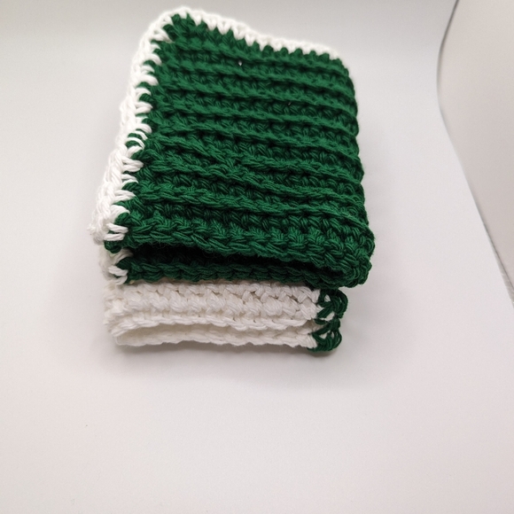 💞2/$20 HAND CRAFTED Crocheted All Purpse 100% Cottn Reusble Bath or Dish Cloths - Picture 5 of 16